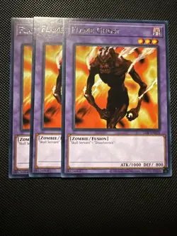 Yugioh 3x Flame Ghost Legend of Blue Eyes White Dragon 25th Anniv. Play Set - Image 1