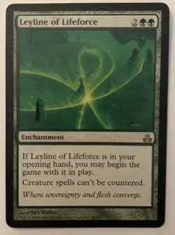 Leyline of Lifeforce Guildpact X 1 Light Play-Near Mint - Image 1