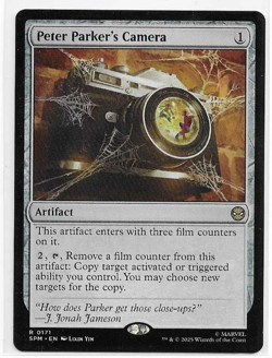Peter Parker's Camera - Marvel's Spider-Man - Magic the Gathering - MTG - Rare - Image 1