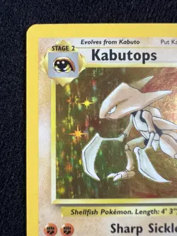 Kabutops Fossil Holo 9/62 Unlimited 1999 Pokemon Card Rare WOTC - LP/MP - Image 3
