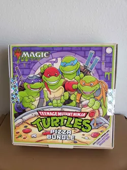 Magic The Gathering Teenage Mutant Ninja Turtles Pizza Bundle Bundle TMNT NEW - Image 1