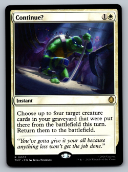 ContinueU - Teenage Mutant Turtles TMNT - MTG - Image 1
