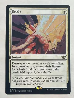 MTG - Erode - Secrets of Strixhaven - Rare - NM - Magic the Gathering - Image 1