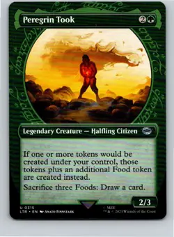 Magic the Gathering Peregrin Took Showcase Lord of the Rings MTG Free Shipping! - Image 1