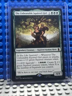 Magic: The Gathering Unstable The Unbeatable Squirrel Girl Mythic Green 4/4 - Image 1