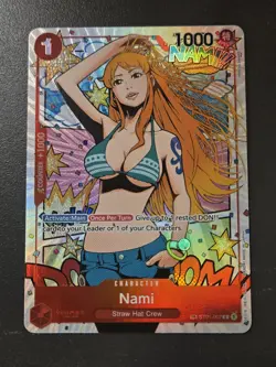 Treasure Rare Nami ST01-007 Alt Art OP06 Wings Of The Captain NM TR One Piece En - Image 1