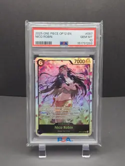 Psa 10 One Piece Op12 English Nico Robin Wifu Rare - Image 2