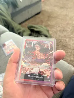 Monkey.D.Luffy ST10-002 SR Leader - One Piece TCG Three Captains Holo Foil - Image 1