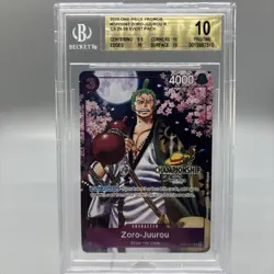 2025 One Piece Zoro Juurou CS 25-26 Event OP05-067 Promo BGS 10 Pristine - Image 1