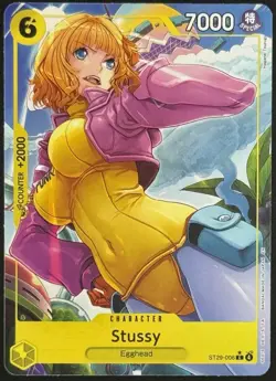 One Piece TCG ST29-006 Stussy Alt Art English Egghead - Image 1