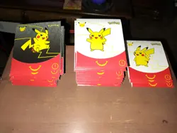 McDonald’s Lot Of 60 Happy Meal Toys 2021 Pokemon Card Kit 25th Anniversary Pika - Image 1