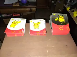 McDonald’s Lot Of 60 Happy Meal Toys 2021 Pokemon Card Kit 25th Anniversary Pika - Image 2