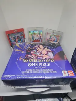 One Piece The Azure Sea's Seven Booster Box OP14 English New Sealed! - Image 2