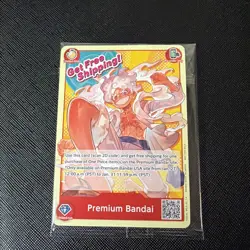 One Piece Monkey D Luffy Premium Bandai Discount Code from Bandai Fest - Sealed - Image 1