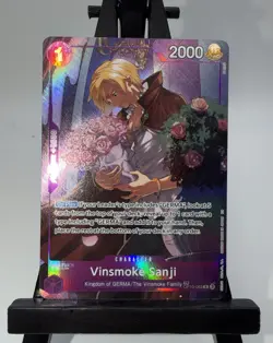 2025 One Piece Legacy of the Master Vinsmoke Sanji Treasure Rare #OP10-063 NM - Image 2