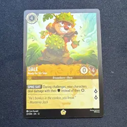 Ravensburger Disney Lorcana Dale - Ready for His Shot 22/204 Foil Amber EN - Image 1