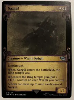 Lord Of The Rings Nazgul (0727) (Showcase Scrolls) - Near Mint MTG Non Foil - Image 1