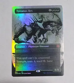 Tyrranax Rex (SHOWCASE FOIL) - Phyrexia: All Will Be One (MTG Card) LP - Image 1