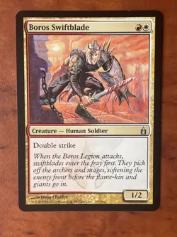 Boros Swiftblade MTG Magic the Gathering Card NM Near Mint RAV - Image 1