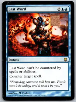 Last Word 23 Rare Darksteel Magic: The Gathering Lightly Played - Image 1