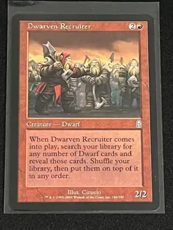 Dwarven Recruiter Odyssey Magic The Gathering - Image 1