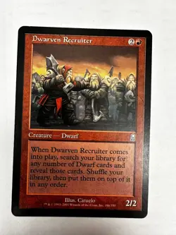 Dwarven Recruiter *Odyssey* MTG Magic the Gathering OTHER CARDS SHIP FREE - Image 1