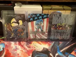 (Borderless) (M) MTG Marvel Universe Eternal-Legal (MAR) Mix Lot (All In Photo) - Image 2