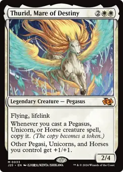 THURID, MARE OF DESTINY Anime Mythic 0033 J25 MTG Magic FOUNDATIONS - JUMPSTART - Image 1