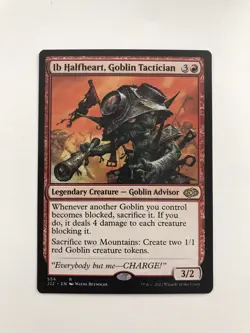 If Halfheart Goblin Tactician MTG Magic the Gathering Card NM Near Mint J22 - Image 1