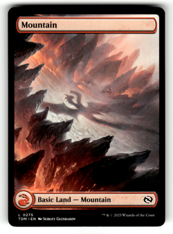 Mountain () 275 L Tarkir: Dragonstorm - Image 1