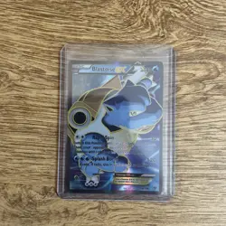 Pokemon TCG Blastoise EX XY Holo Full Art Ultra Rare Card 142/146 NM - Image 2