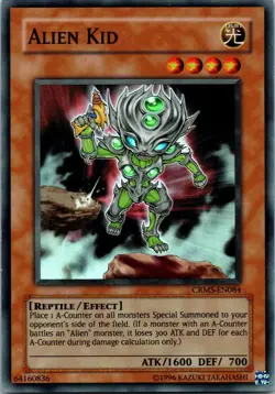 Yugioh Alien Kid CRMS-EN084 Super Rare NM - Image 1