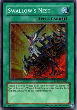 Yugioh Swallow's Nest RGBT-EN087 Super Rare NM - Image 1