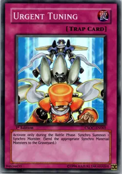 Yugioh Urgent Tuning CSOC-EN065 1st Edition Super Rare NM - Image 1