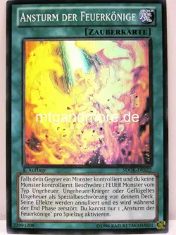Yu-Gi-Oh - 1x Ansturm der Feuerkonige - SDOK - Super Rare - Image 1