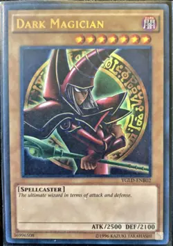 YuGiOh Dark Magician (Arkana) Ultra Rare YGLD-ENB02 NM - Image 1