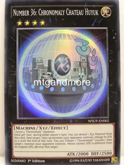 Yu-Gi-Oh - 1x Number 36: Chronomaly Chateau Huyuk - WSUP - World Superstars - Image 1