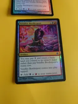 Veinfire Borderpost x2 Artifact Alara Reborn. Magic the Gathering FOIL 2 Card. - Image 4
