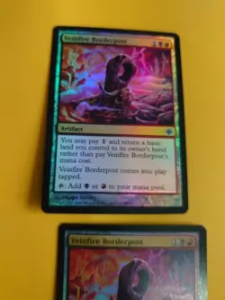 Veinfire Borderpost x2 Artifact Alara Reborn. Magic the Gathering FOIL 2 Card. - Image 5