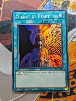 Yu-Gi-Oh! - Change of Heart - (RA01-EN050) - 1st Edition - Super Rare - Image 1