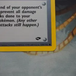 Transparent Walls 125/132 Pokemon Gym Challenge Played Single Card TCG WOTC - Image 3