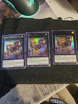 X3 Number 3: Numeron Gate Trini Yu-Gi-Oh BLAR-EN024 Ultra Rare 1st - Image 1