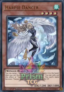 1st ed Harpie Dancer ultra rare DUPO-EN044 Yugioh - Image 1