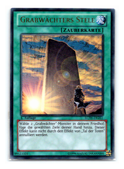 Gravekeeper's Stele - LCJW-DE261 - Ultra Rare - 1st Edition - Yugioh G - Image 1