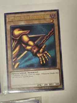 Yugioh Complete Exodia The Forbidden One Set LART Lost Art Ultra Rare NM - Image 3