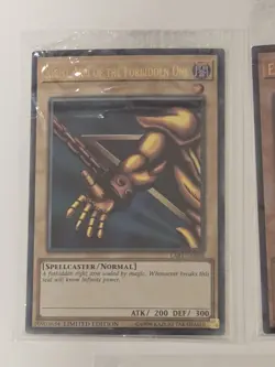 Yugioh Complete Exodia The Forbidden One Set LART Lost Art Ultra Rare NM - Image 4