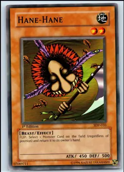 YuGiOh - 1st Edition Hane-Hane [SDP - SDP-010] - Common / Short Print/NM - Image 1