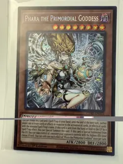 YuGiOh! TCG || Phara the Primordial Goddess CORI-EN022 Secret Rare - Image 1