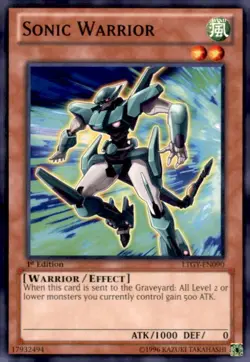 Lord of the Tachyon Galaxy #LTGY-EN090 Sonic Warrior - Image 1