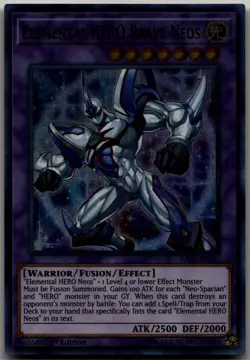 Elemental HERO Brave Neos Super Rare Savage Strike SAST-EN035 LP - Image 1